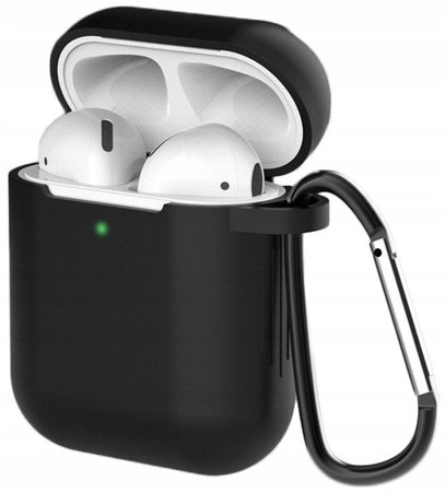 Etui Silikonowe do AirPods 1 2 Apple z Hakiem