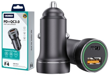 JELLICO SZYBKA ŁADOWARKA SAMOCHODOWA 20W USB i C