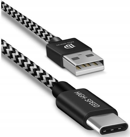 WZMACNIANY Kabel Przewód 3M USB-C TYP-C 3.0 USB C