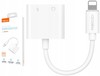PRZEJŚCIÓWKA ADAPTER SŁUCHAWEK DO IPHONE 2X LIGHTNING RECCI