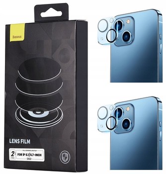 BASEUS 2X SZKŁO NA APARAT DO iPHONE 14 / 14 PLUS