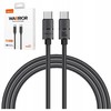 SZYBKI KABEL USB-C USB TYP C 1,2M MOCNY OPLOT POWER 100W QC4.0 PD RECCI