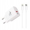 SZYBKA ŁADOWARKA USB-C 20W + KABEL 1M DO IPHONE