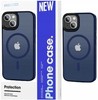 MATOWE MAGNETYCZNE ETUI do iPhone 14 / 13 OBUDOWA MAGCASE MATT CASE RECCI