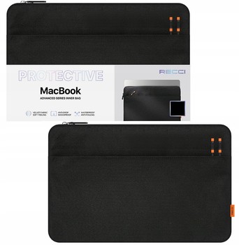 FUTERAŁ TORBA DO MACBOOK 15 15,4 " cali PRO 16 16,2 " CALI RECCI WODOOPORNA
