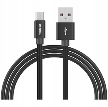 KABEL MICRO USB PRZEWÓD MOCNY 2,4A 1,5M DO SZYBKIEGO ŁADOWANIA RECCI