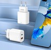 SZYBKA ŁADOWARKA SIECIOWA UNIWERSALNA 20W USB C DO TELEFONU 3A PD QC3 RECCI