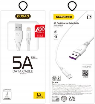 Kabel Lightning 5A 2M Fast do iPhone 7 8 X 11 Xr