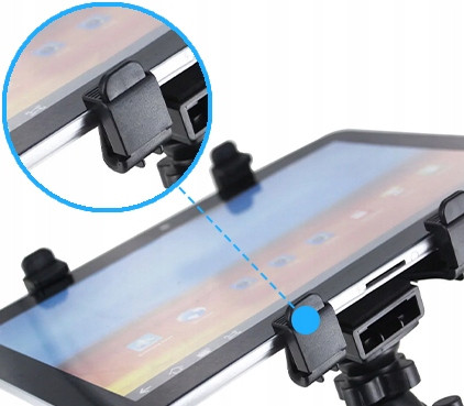 UCHWYT DO SAMOCHODU DO ZAGŁÓWKA DO TABLETU TABLETA MOCNY ROZKŁADANY