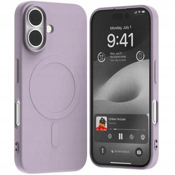 ETUI MERCURY SILIKON CASE DO iPHONE 16 DO MAG SAFE Z MIKROFIBRĄ