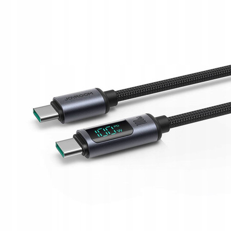 SZYBKI KABEL USB-C TYP C PRZEWÓD 100W 1.2m Z WYŚWIETLACZEM LED JOYROOM