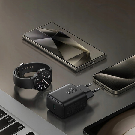 ŁADOWARKA SIECIOWA USB-C GAN 45W SZYBKIE ŁADOWANIE SFC PD QC 3A SZYBKA MOC