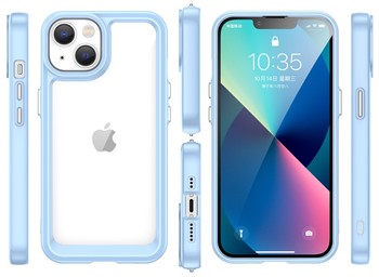 ETUI CASE ŻELOWE Z RAMKĄ OBUDOWA DO iPHONE 14 PLUS