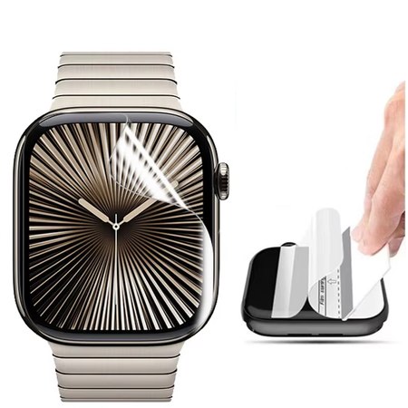 6x FOLIA OCHRONNA DO APPLE WATCH SERIES 8 41MM ZESTAW OCHRONA EKRANU