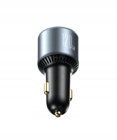 ŁADOWARKA SAMOCHODOWA Z KABLEM 120W 5A PD QC 3.0 USB-A 2x USB-C JOYROOM