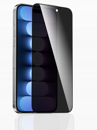 SZKŁO PRYWATYZUJĄCE HARTOWANE 9H DO IPHONE 16 PRO ANTI SPY RECCI