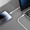 SZYBKI KABEL LIGHTNING USB 2.4A WZMACNIANY 1M ALUMINIOWE KOŃCÓWKI RECCI