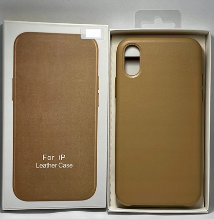 Etui Case Leather Skórzane do Apple iPhone Xs Max