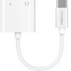 PRZEJŚCIÓWKA ADAPTER USB-C USB C + AUX 3,5 MM DO SŁUCHAWEK RECCI