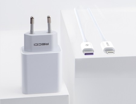 SZYBKA ŁADOWARKA SIECIOWA USB C 20W PD QC 3.0 + KABEL LIGHTNING DO IPHONE