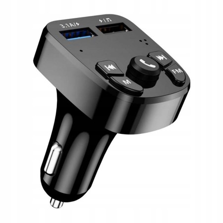 JELLICO TRANSMITER BLUETOOTH FM ŁADOWARKA 2xUSB