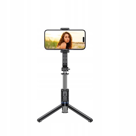 KIJEK DO SELFIE STICK NA TELEFON TRIPOD STATYW Z PILOTEM BLUETOOTH RECCI