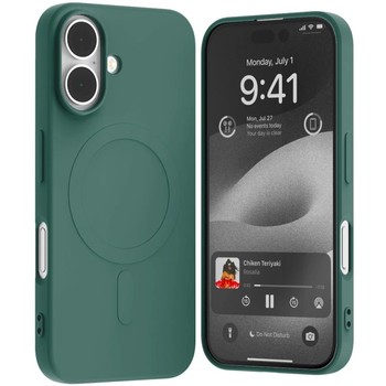 ETUI MERCURY SILIKON CASE DO iPHONE 16 DO MAG SAFE Z MIKROFIBRĄ