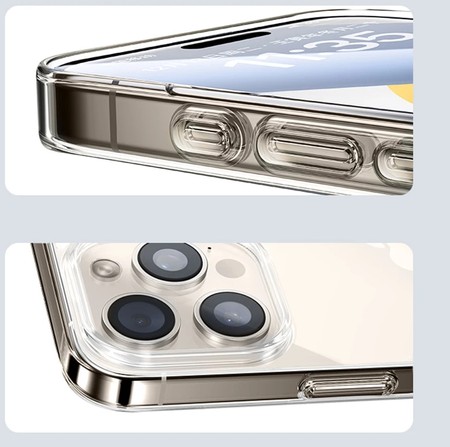ETUI CASE OBUDOWA do iPhone 17 AIR Z OCHRONĄ NA APARAT MOCNE SILIKONOWE