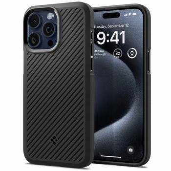 SPIGEN ETUI CASE OBUDOWA DO IPHONE 15 PRO CORE ARMOR MATT CZARNY