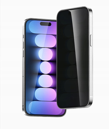SZKŁO PRYWATYZUJĄCE HARTOWANE 9H DO IPHONE 16 PRO ANTI SPY RECCI