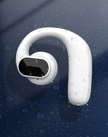 SŁUCHAWKI DOUSZNE BEZPRZEWODOWE BLUETOOTH 5.3 + KABEL POWERBANK TWS RECCI