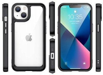 ETUI CASE ŻELOWE Z RAMKĄ OBUDOWA DO iPHONE 14