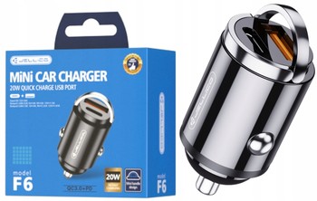 JELLICO SZYBKA ŁADOWARKA SAMOCHODOWA 20W USB i C