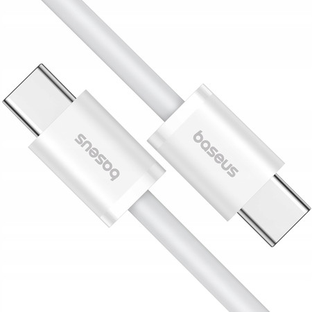 2X BASEUS KABEL PRZEWÓD USB-C 30W PD 480Mb/s 2M BIAŁY 2X USB C TYP C