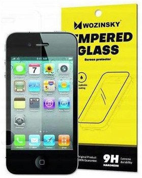 Szkło Hartowane 9H do iPhone 4 4s Pełny Zestaw