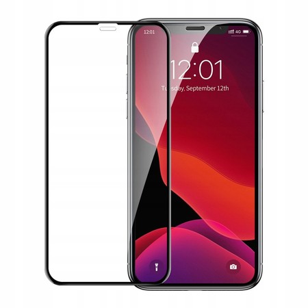 2x Szkło Hartowane Baseus do iPhone Xr 11 Pełne