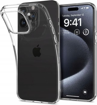 SPIGEN ETUI CASE OBUDOWA DO IPHONE 15 PRO MAX LIQUID CRYSTAL CLEAR