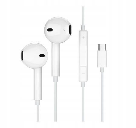 SŁUCHAWKI Z MIKROFONEM USB-C Typ C DOUSZNE