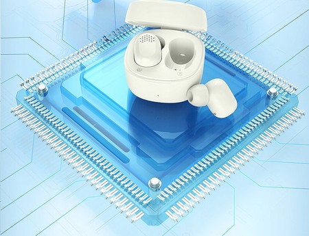 SŁUCHAWKI BEZPRZEWODOWE BLUETOOTH 5.3 DOUSZNE + POWERBANK KABEL TWS RECCI