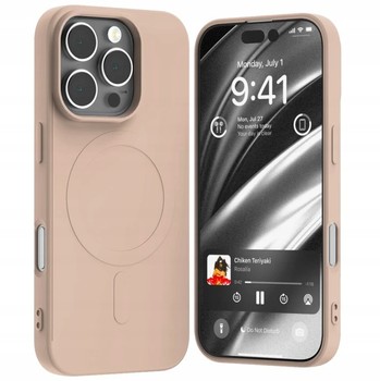 ETUI MERCURY SILIKON CASE DO iPHONE 16 PRO DO MAG SAFE Z MIKROFIBRĄ