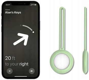 Silikonowe Etui Case Brelok Kluczy do Apple AirTag