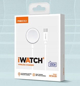 ŁADOWARKA KABEL USB-C do WATCH 9 8 7 6 5 4 SE ULTRA 1 2 3,5W 120CM RECCI