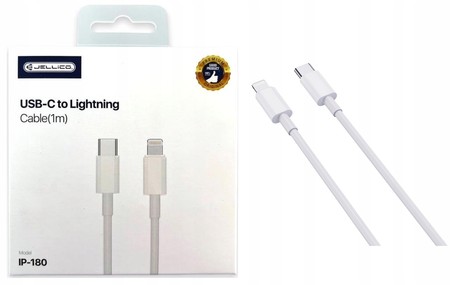 JELLICO Kabel USB-C Lightning 1M 20W do iPhone