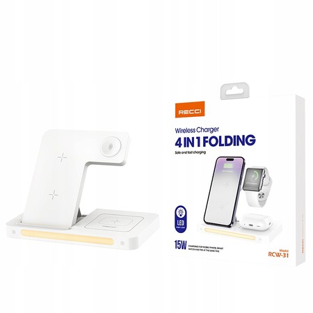 ŁADOWARKA INDUKCYJNA DO MAGSAFE DO IPHONE 15 14 13 / AIRPODS / WATCH RECCI
