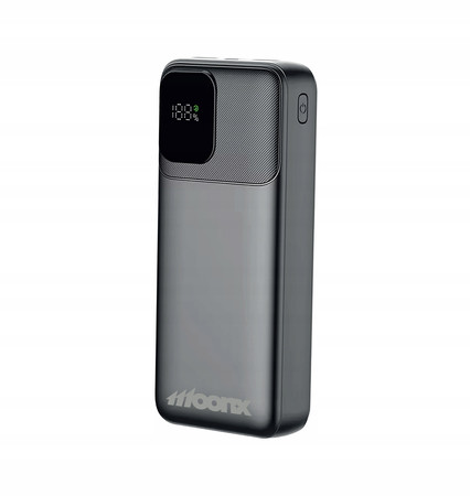 MOONX POWERBANK 20000 MAH 22,5W USB-C USB QC 3.0 SZYBKI MOCNY Z EKRANEM LED