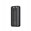 SZYBKI POWERBANK 20000MAH 22,5W 3A PD Z WBUDOWANYMI KABLAMI Z EKRANEM RECCI