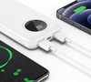 SZYBKI POWERBANK 10000MAH 2.1A Z EKRANEM LED Z KABLAMI 3W1 RECCI