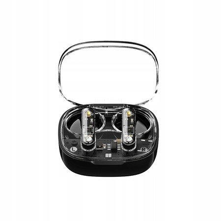 SŁUCHAWKI DOUSZNE BEZPRZEWODOWE BLUETOOTH 5.3 + KABEL POWERBANK TWS RECCI