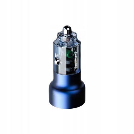 SUPER SZYBKA ŁADOWARKA SAMOCHODOWA LED USB-C TYP C i USB QC3.0 50W RECCI