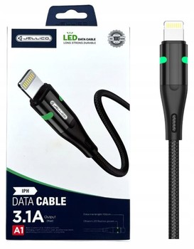 JELLICO SZYBKI KABEL LIGHTNING USB 1M 3.1A